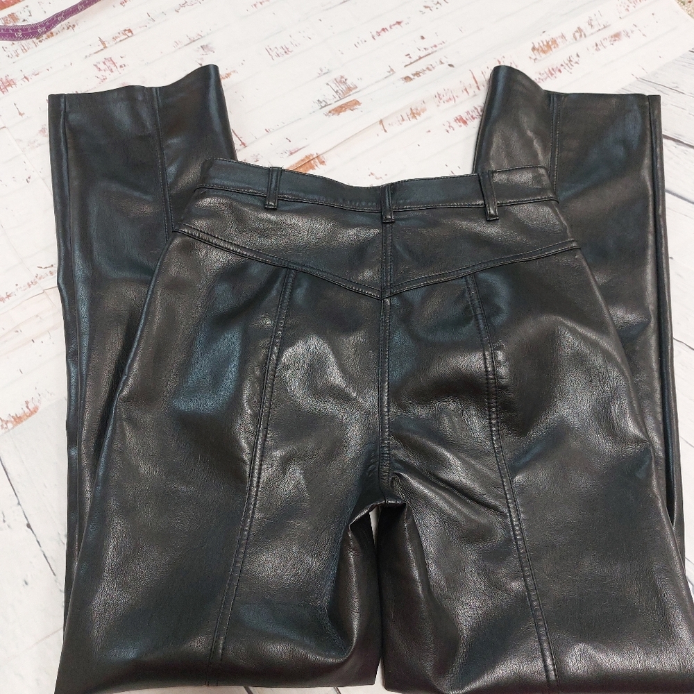 Wilfred vegan leather high rise straight leg pants - Picture 5 of 7